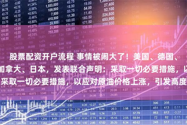 股票配资开户流程 事情被闹大了！美国、德国、英国、法国、意大利、加拿大、日本，发表联合声明：采取一切必要措施，以应对原油价格上涨，引发高度关注