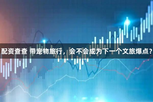 配资查查 带宠物旅行，会不会成为下一个文旅爆点？