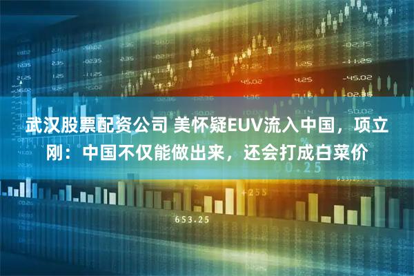 武汉股票配资公司 美怀疑EUV流入中国，项立刚：中国不仅能做出来，还会打成白菜价